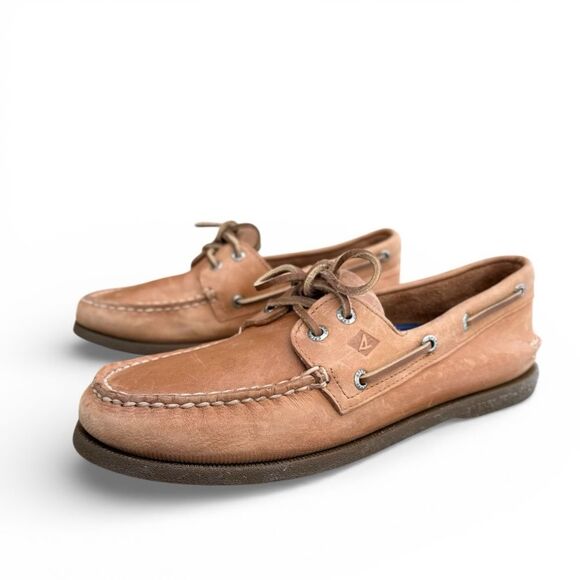 Sperry Authentic Original 2-Eye boat shoes in Sahara brown Men’s size 8.5 - Picture 2 of 13